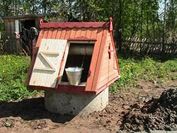 Домики для колодцев